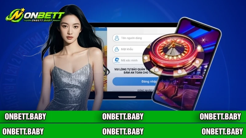 Toàn bộ tính năng sau khi vào hệ thống ONBET hoàn tất